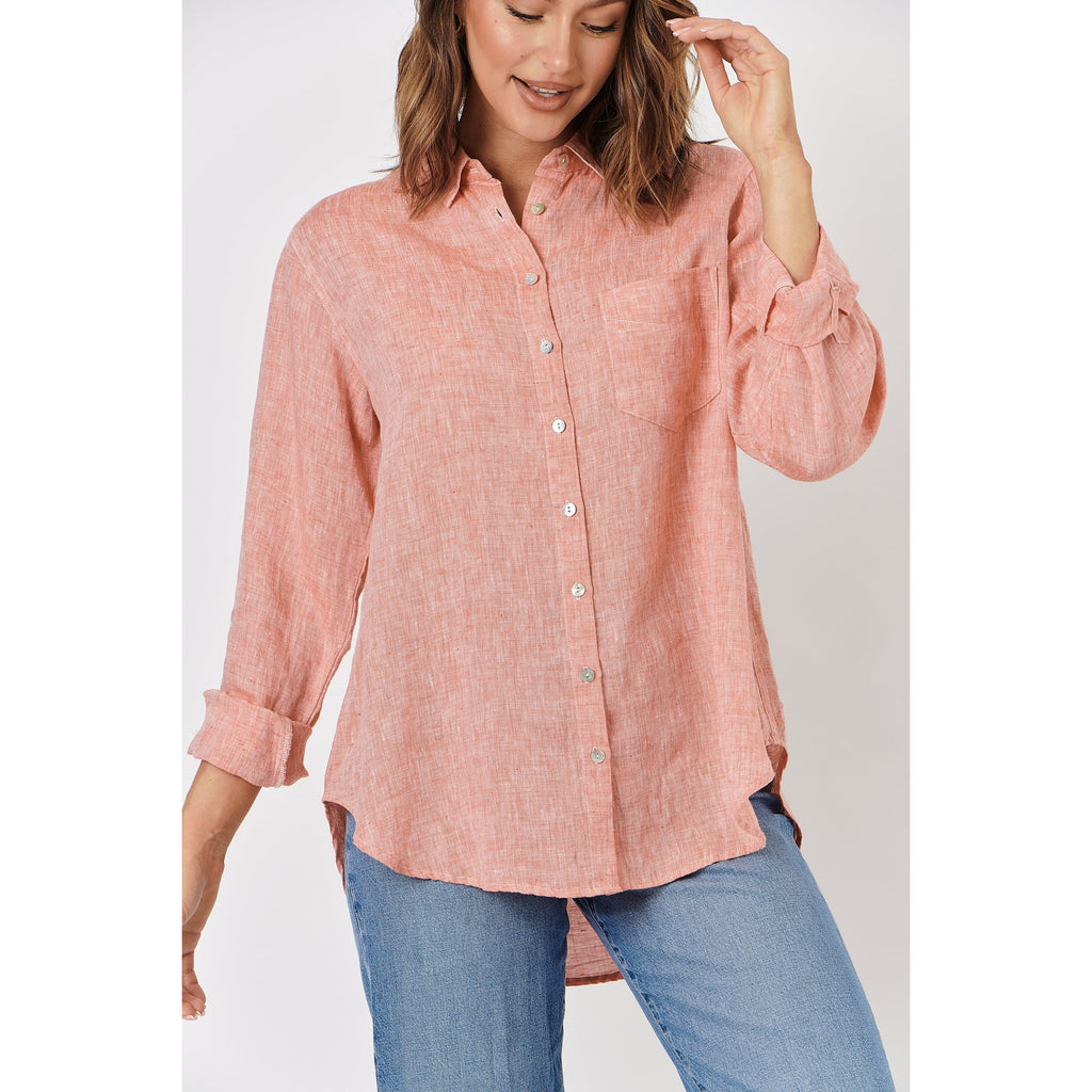 Linen Boyfriend Shirt