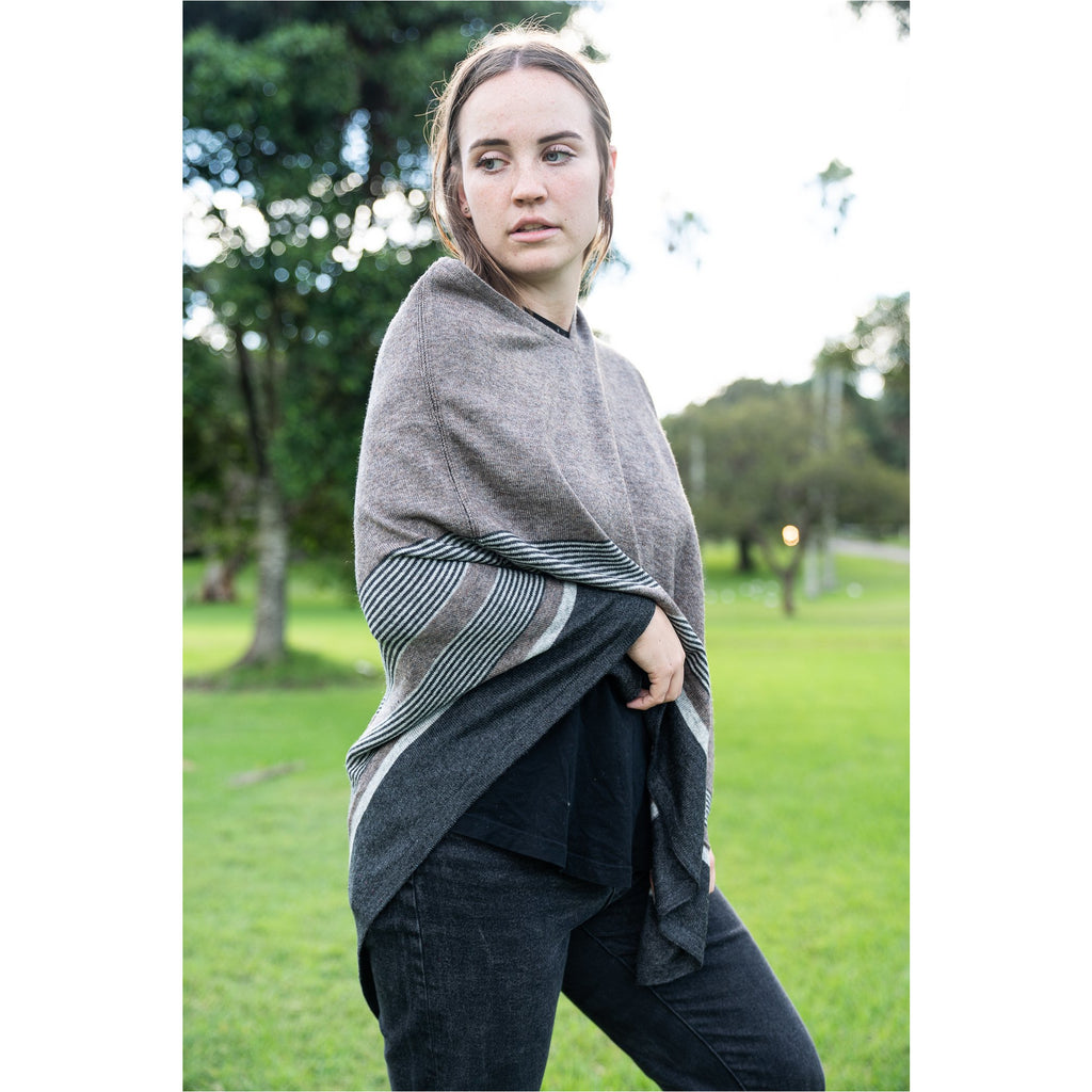 Cashmere hotsell asymmetrical poncho