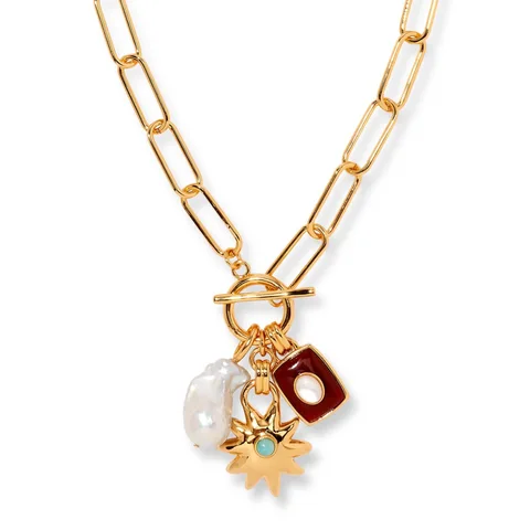 MCLuxe - Gold Plated Charm Necklace