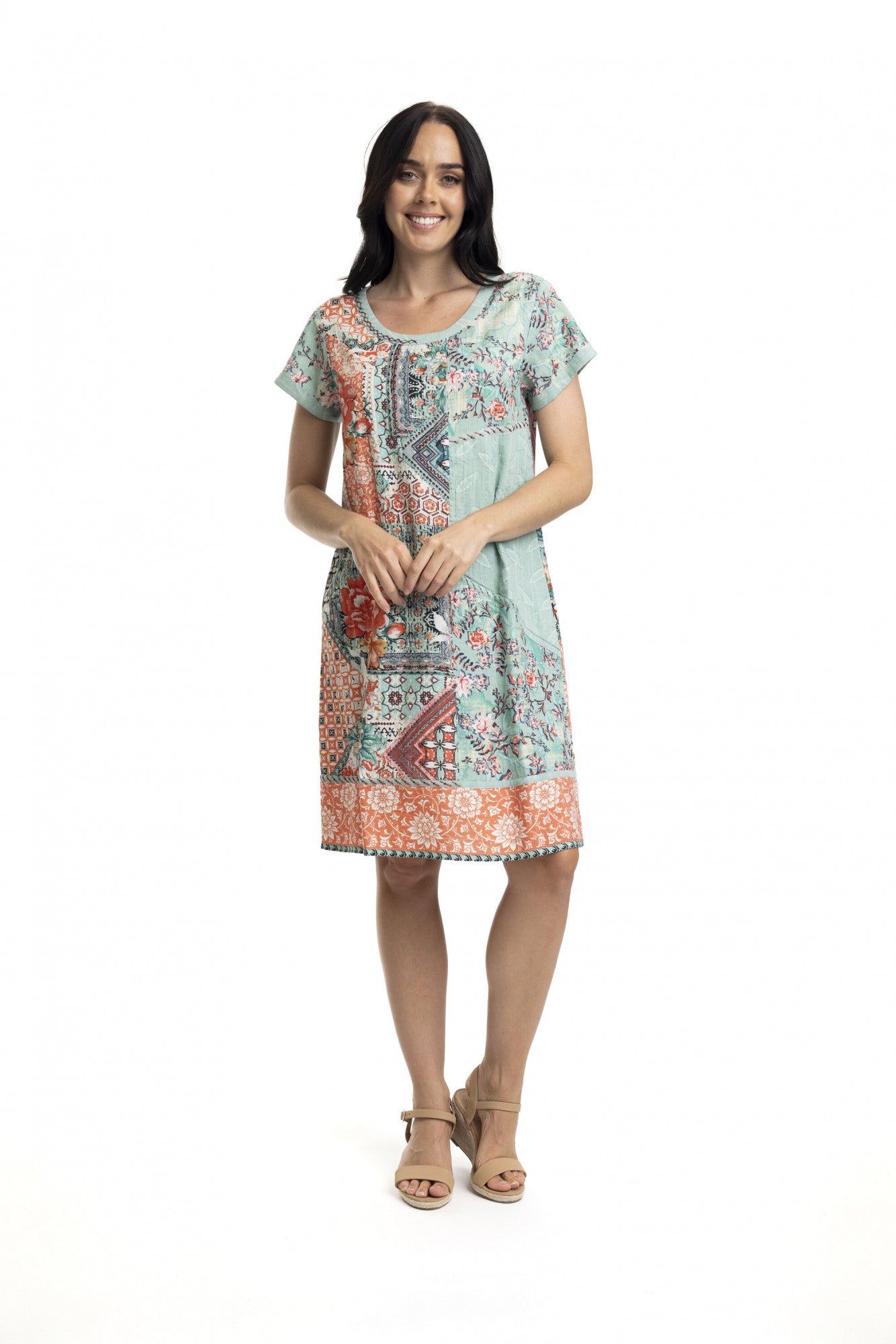 Orientique - Ishigaki Patch Dress