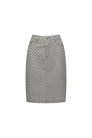 Vassalli - Printed Light Weight Skirt-Sahara