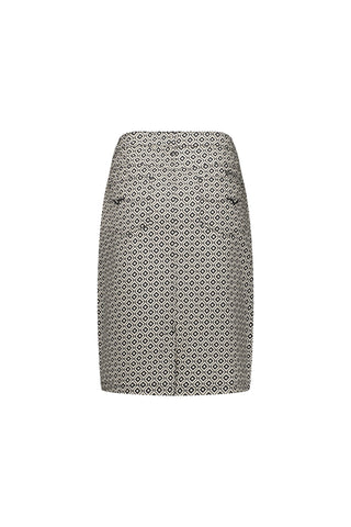 Vassalli - Printed Light Weight Skirt-Sahara