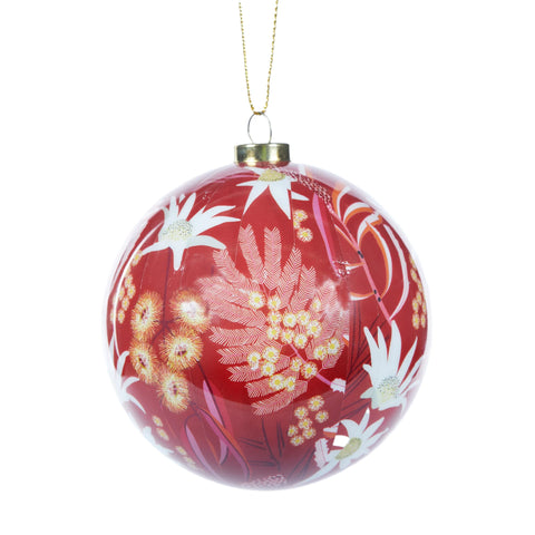 7.5cm Artist Bauble - Moonlight Flora Christmas Ornament