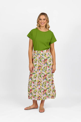 Vassalli - Long A-Line Skirt-Capri