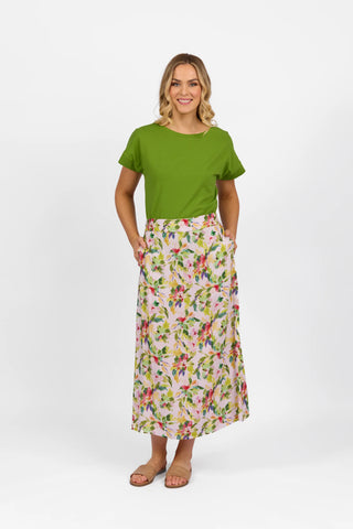 Vassalli - Long A-Line Skirt-Capri