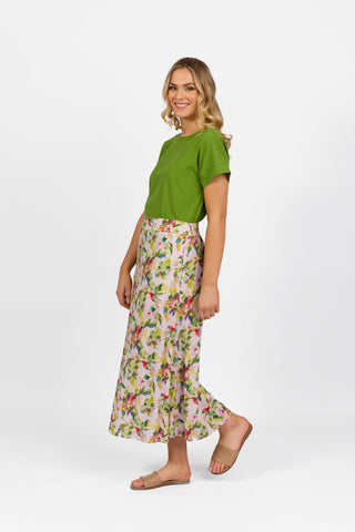 Vassalli - Long A-Line Skirt-Capri