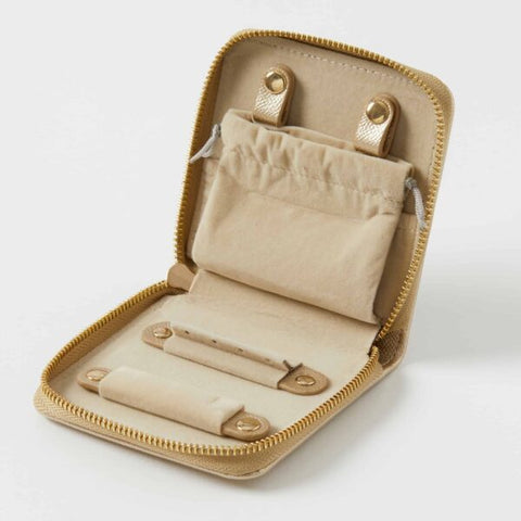 Pilbeam Living - Ambrosia Travel Jewellery Case - Gold