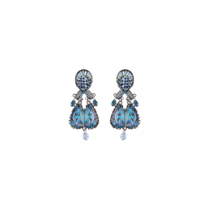 Ayala Bar - R2050 Blue Deep Sea Mira Earrings