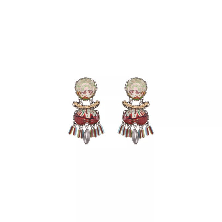 Ayala Bar - R2071 Colorful Summer Fields Mukti Earrings