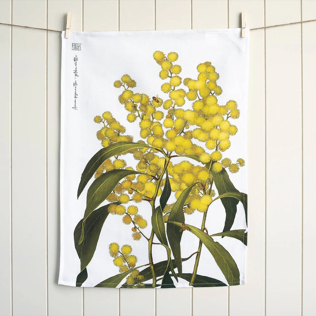 Bell Art - Native Tea Towel Wattle