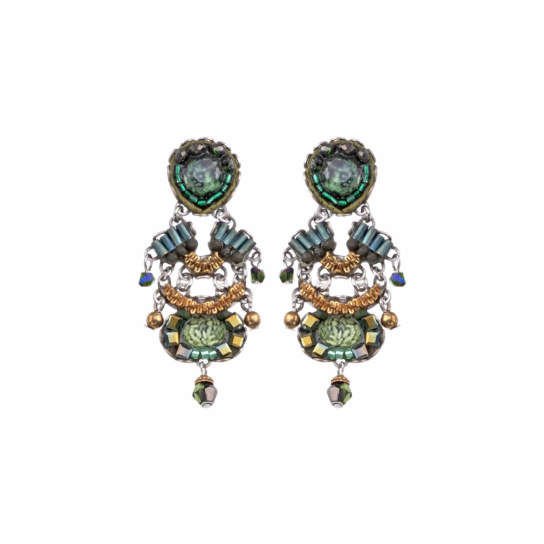 Ayala Bar - C2089 Shanta Green Chic Earring