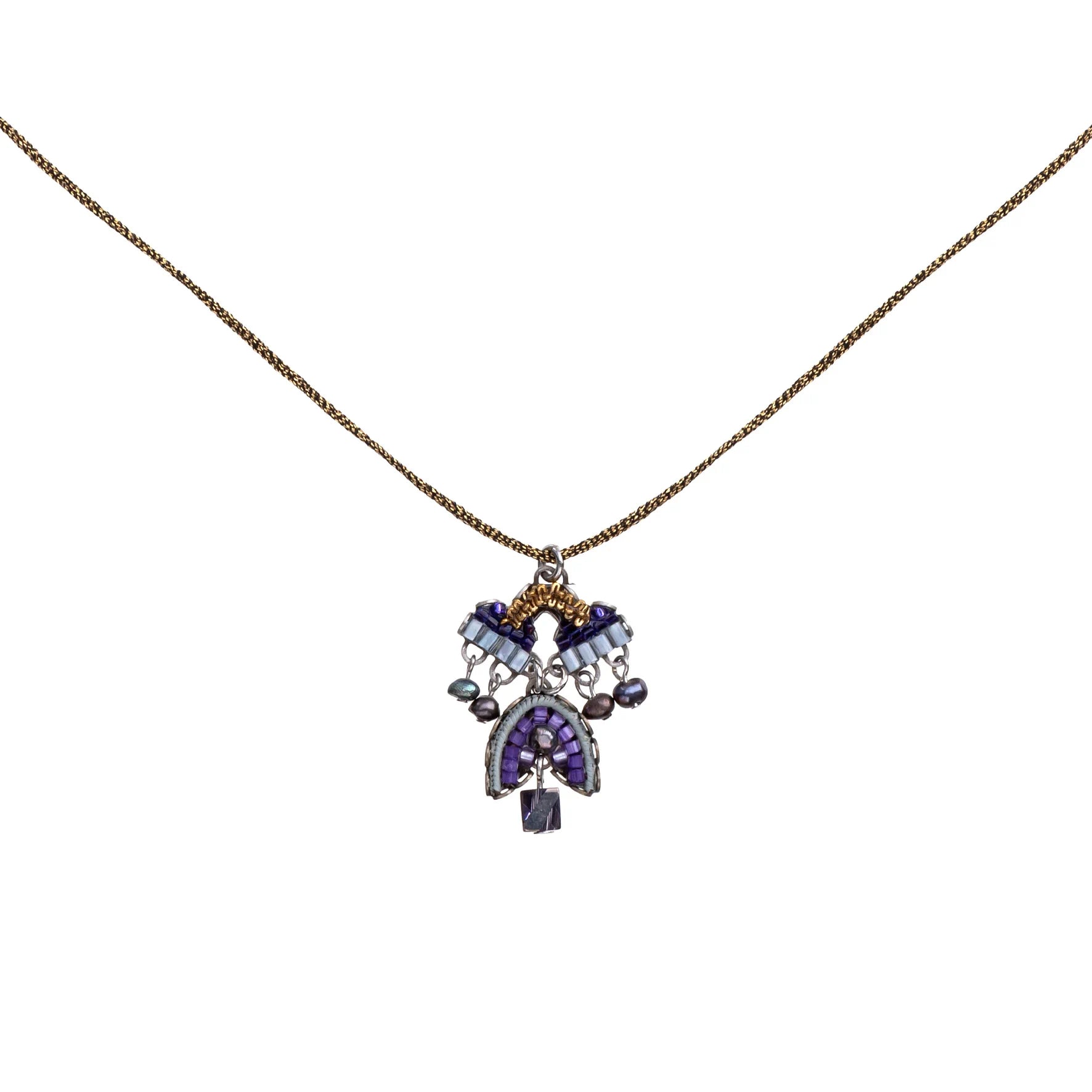 Ayala Bar - C3214 Aceso Blue Small Necklace