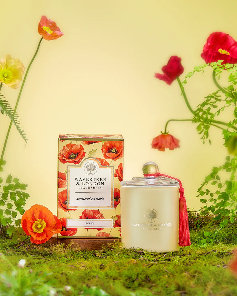 Wavertree and London - Poppy Candle