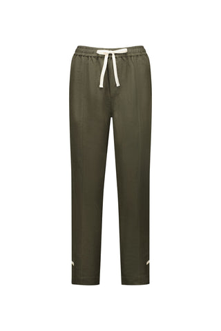 Knewe - Checker Pant-Khaki/ Ecru