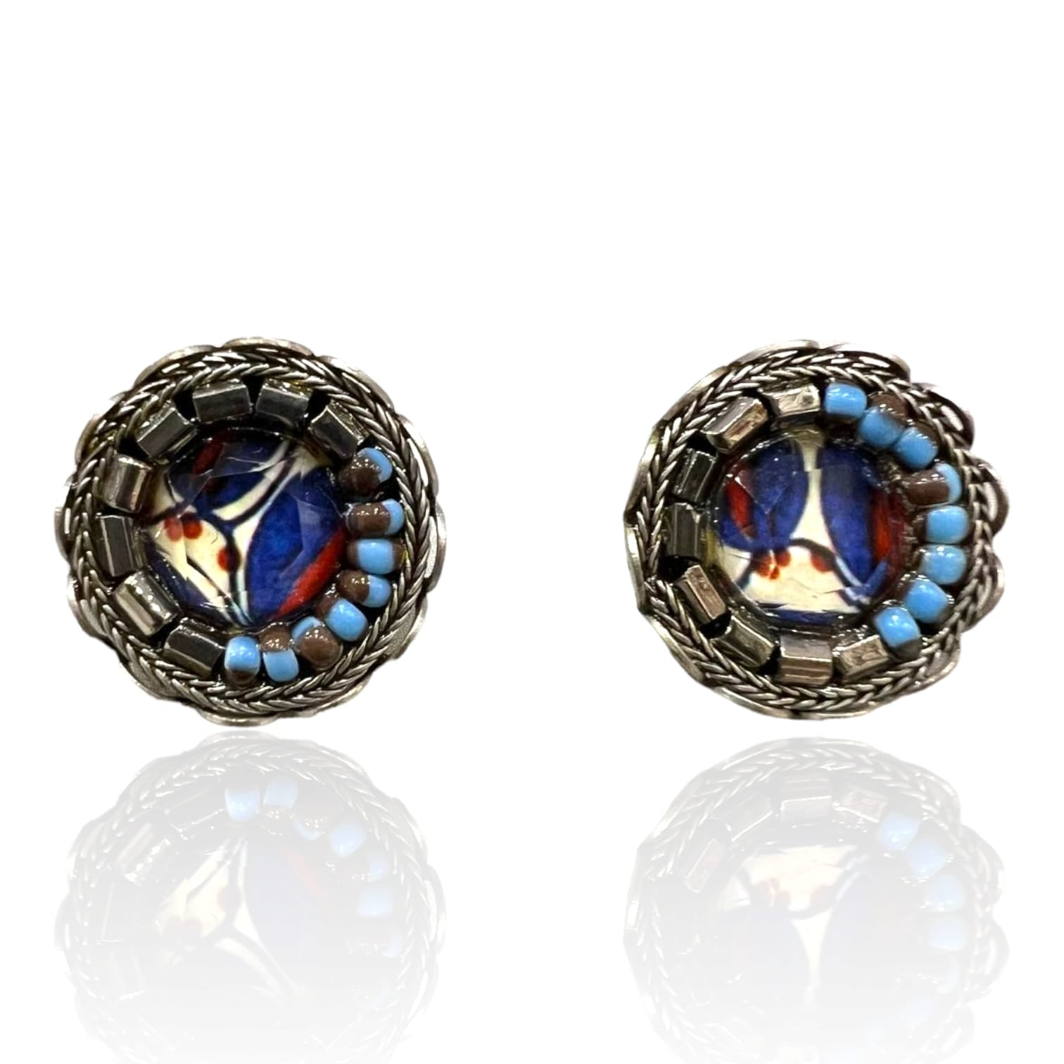 Ayala Bar - D-6 Round Stud Earring