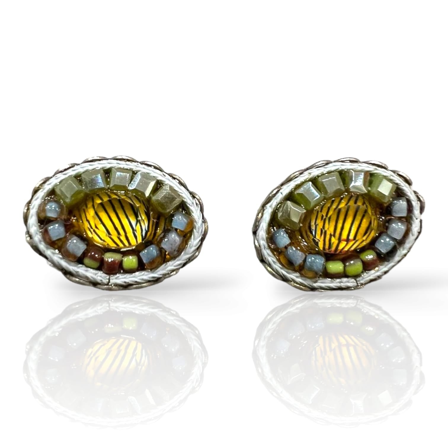 Ayala Bar - D-11 Oval Stud Earring