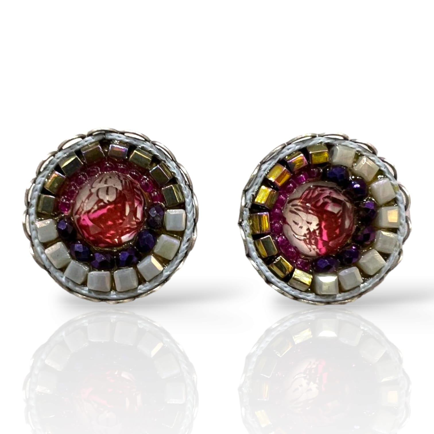 Ayala Bar - D-3 Round Stud Earring