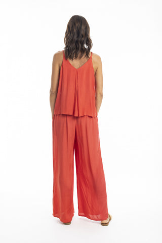 Orientique - Essentials Pants - Coral