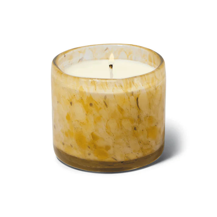 Paddywax - Hand Blown Golden Bubble Glass Candle - Luxe Palo Santo