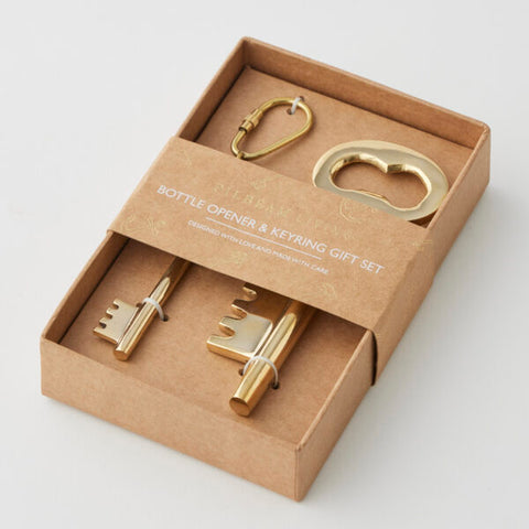 Pilbeam Living - Key Bottle Opener & Keyring Set