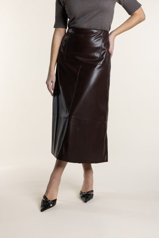 Two T's - Vegan Leather Skirt Coco