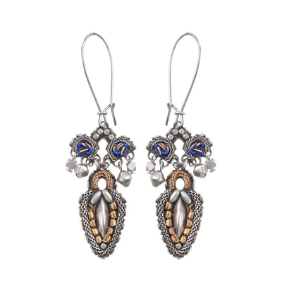 Ayala Bar - N2160 Dulcina Silver Dangling Hook Earring