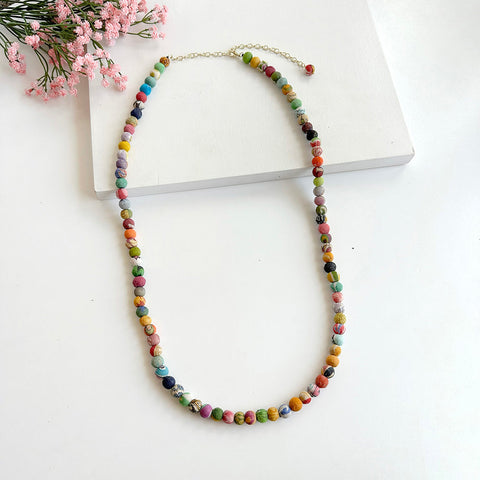 WorldFinds - Kantha Essentials Long Necklace