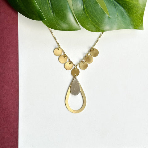 WorldFinds - Radiant Charmed Teardrop Necklace