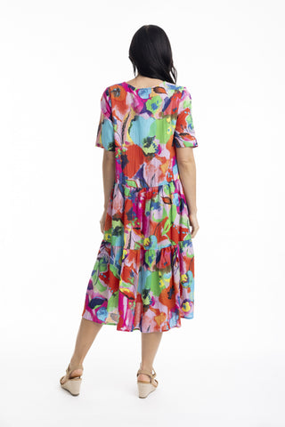 Orientique - Nevis Layered Bib Dress