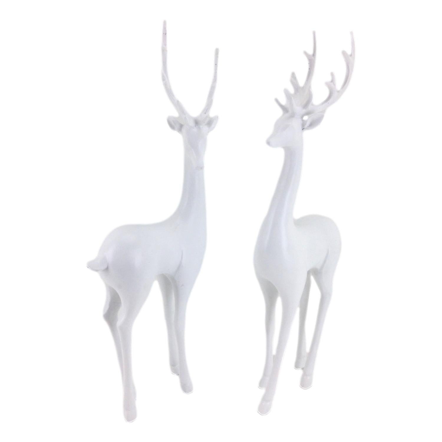 Theater Seasonal - White Deer (Set of 2)