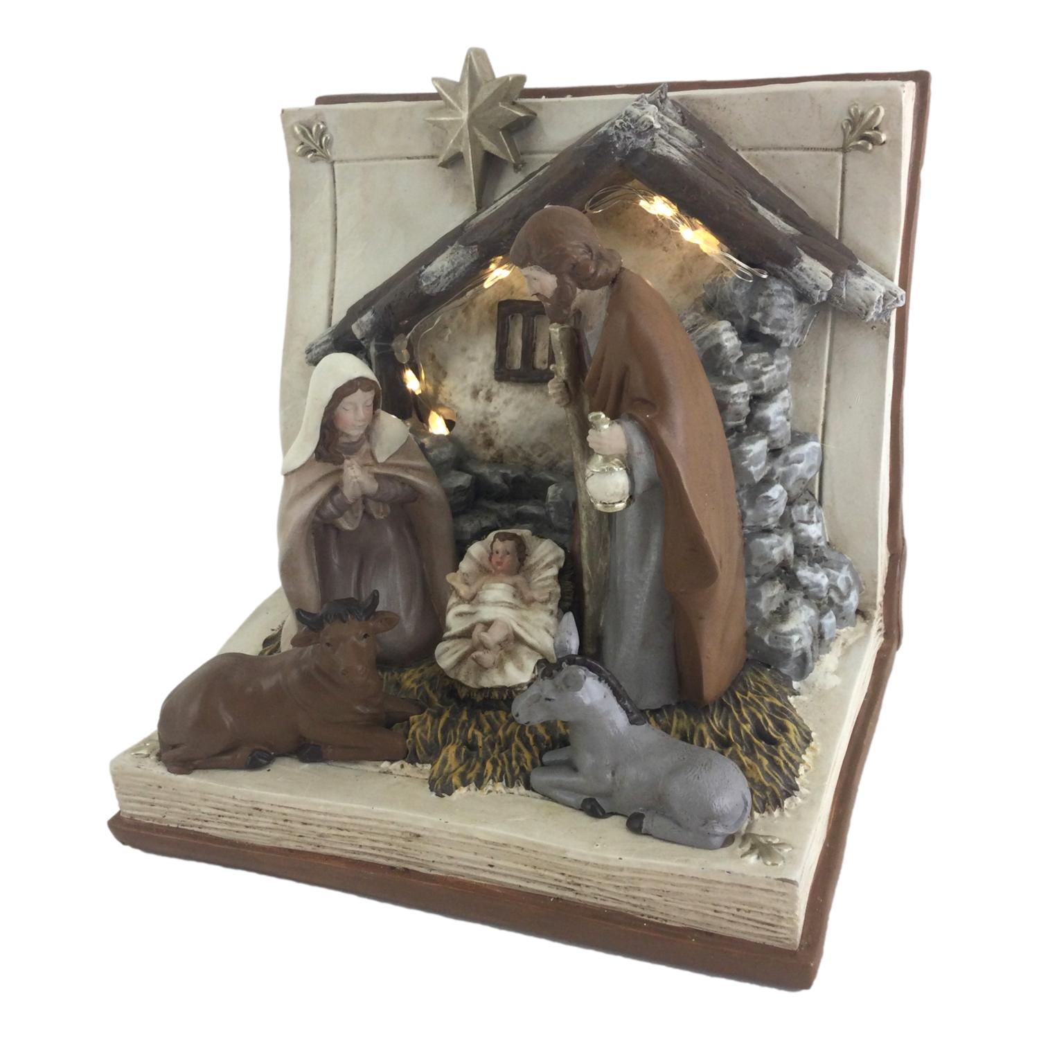 Theater Seasonal - Natural Holy Family Scene