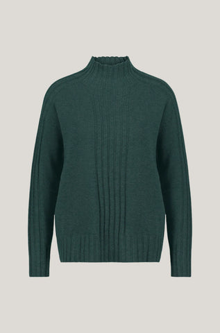 Mansted - Ruta Merino Turtle Neck Knit Dark Green