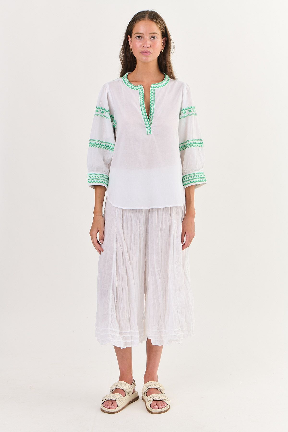 Namastai - Seagrass Stitch Cotton Top