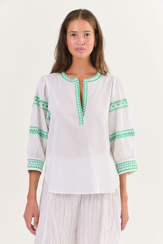 Namastai - Seagrass Stitch Cotton Top