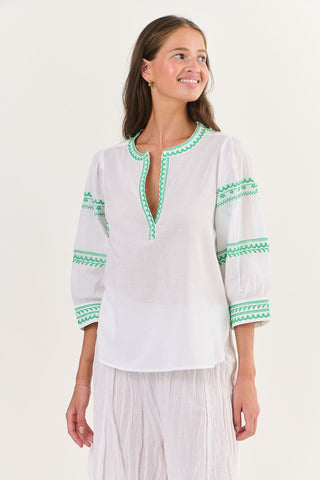 Namastai - Seagrass Stitch Cotton Top