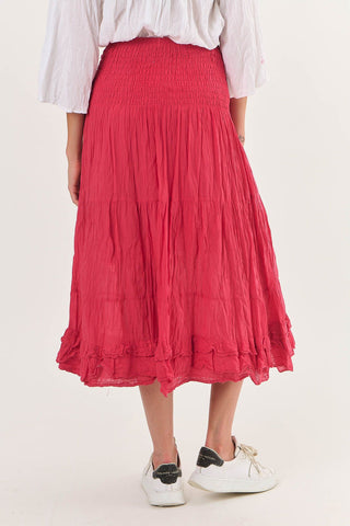 Namastai - Goji Cotton Crinkle Skirt