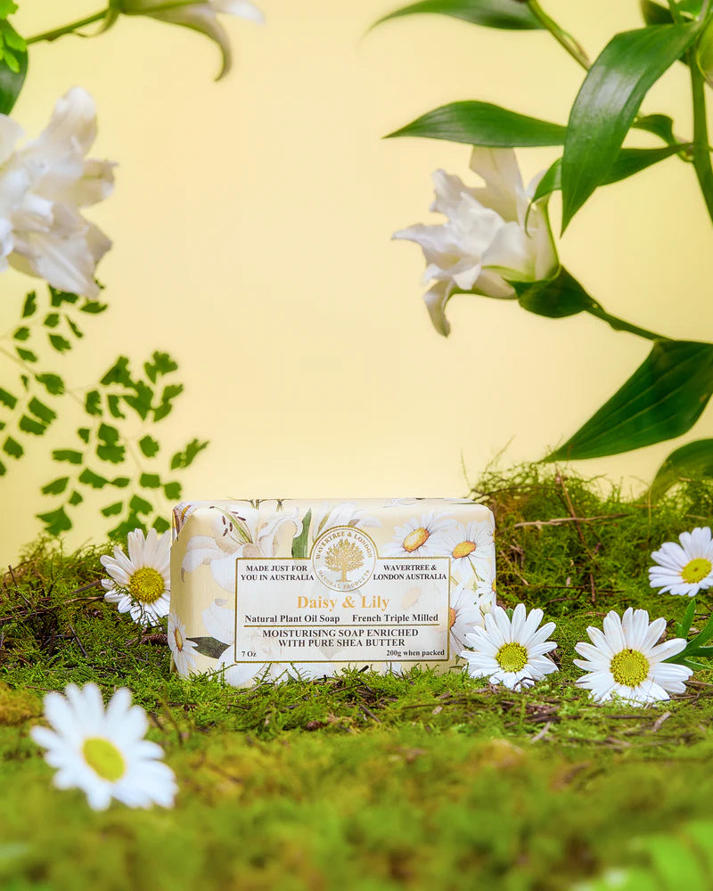 Wavertree and London - Daisy Lily Soap Bar 200g