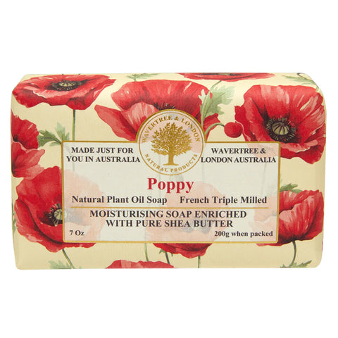 Wavertree and London - Poppy Soap Bar 200g