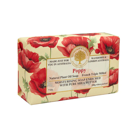 Wavertree and London - Poppy Soap Bar 200g