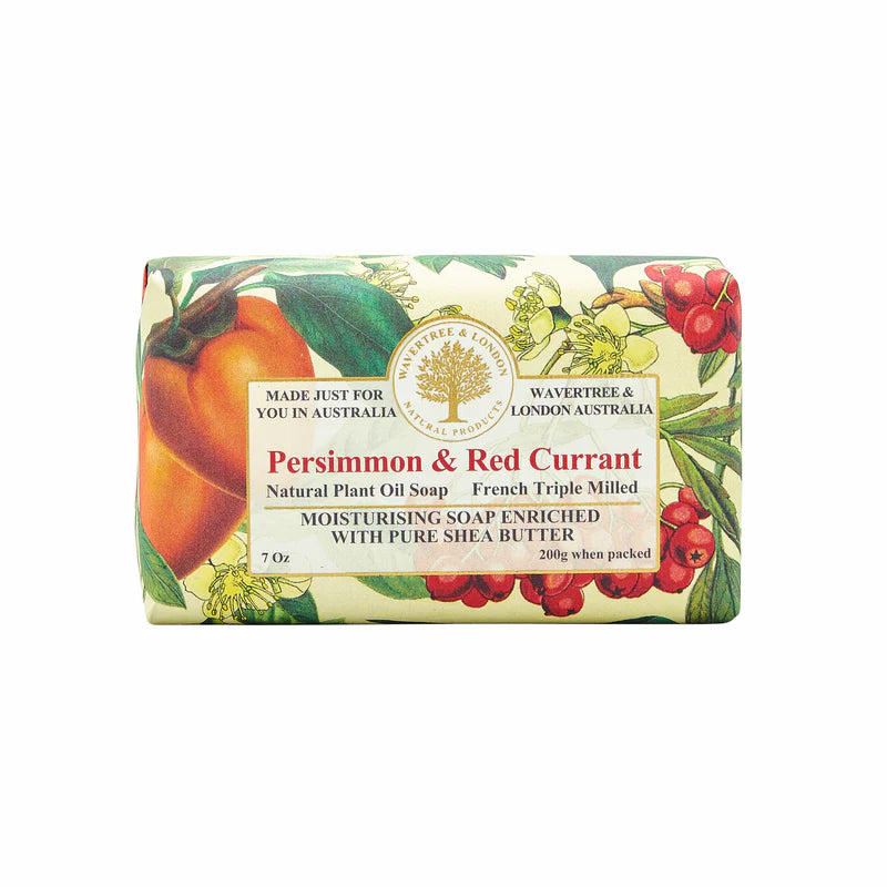 Wavertree and London - Persimmon & Red Currant Soap Bar 200g