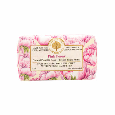 Wavertree and London - Pink Peony Soap Bar 200g