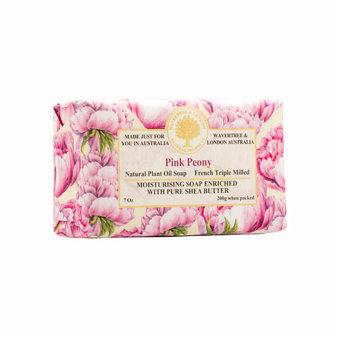 Wavertree and London - Pink Peony Soap Bar 200g