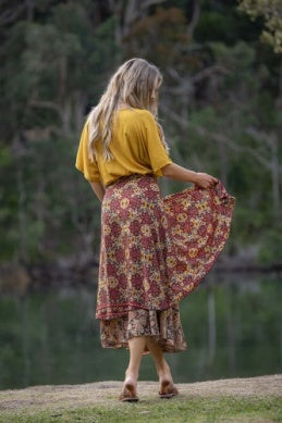 Cienna - Solstice Double Wrap Skirt