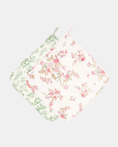 Toshi - Baby Muslin Washcloth 2 Pieces - Spring Meadow