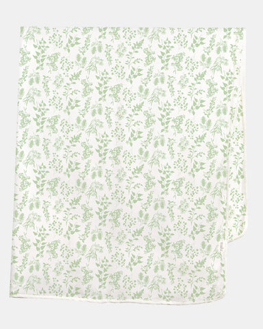 Toshi - Classic Muslin Wrap - Spring Meadow