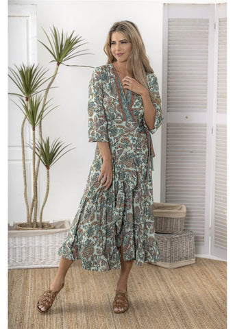 Cienna - Syrena Wrap Dress Mint