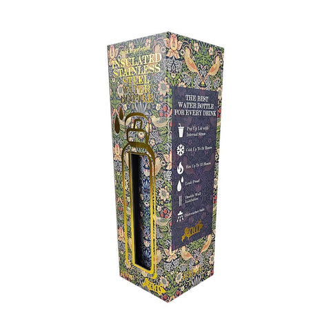 Artico - William Morris Water Bottle Strawberry Thief