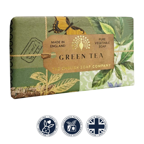 The English Soap Company - Green Tea Bar Soap 190g