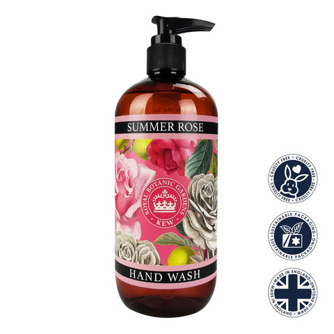 Royal Botanic Gardens Kew - Summer Rose Hand & Body Wash 500ml