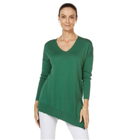 LD+Co - V Neck Tunic Asymmetric